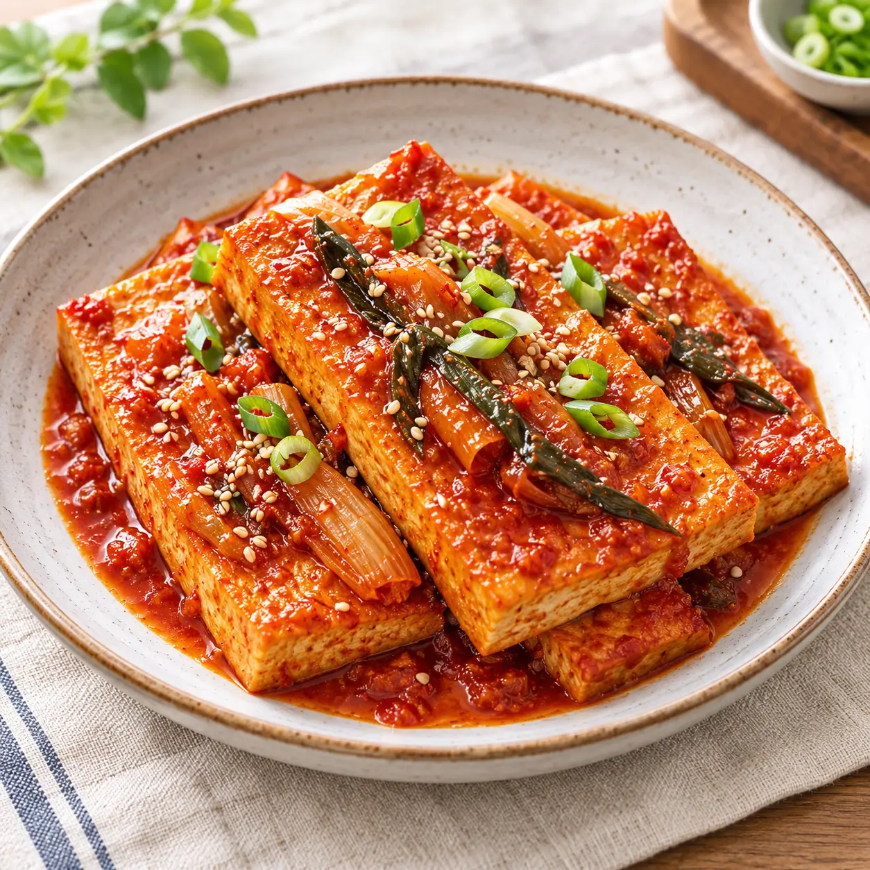 양념두부조림