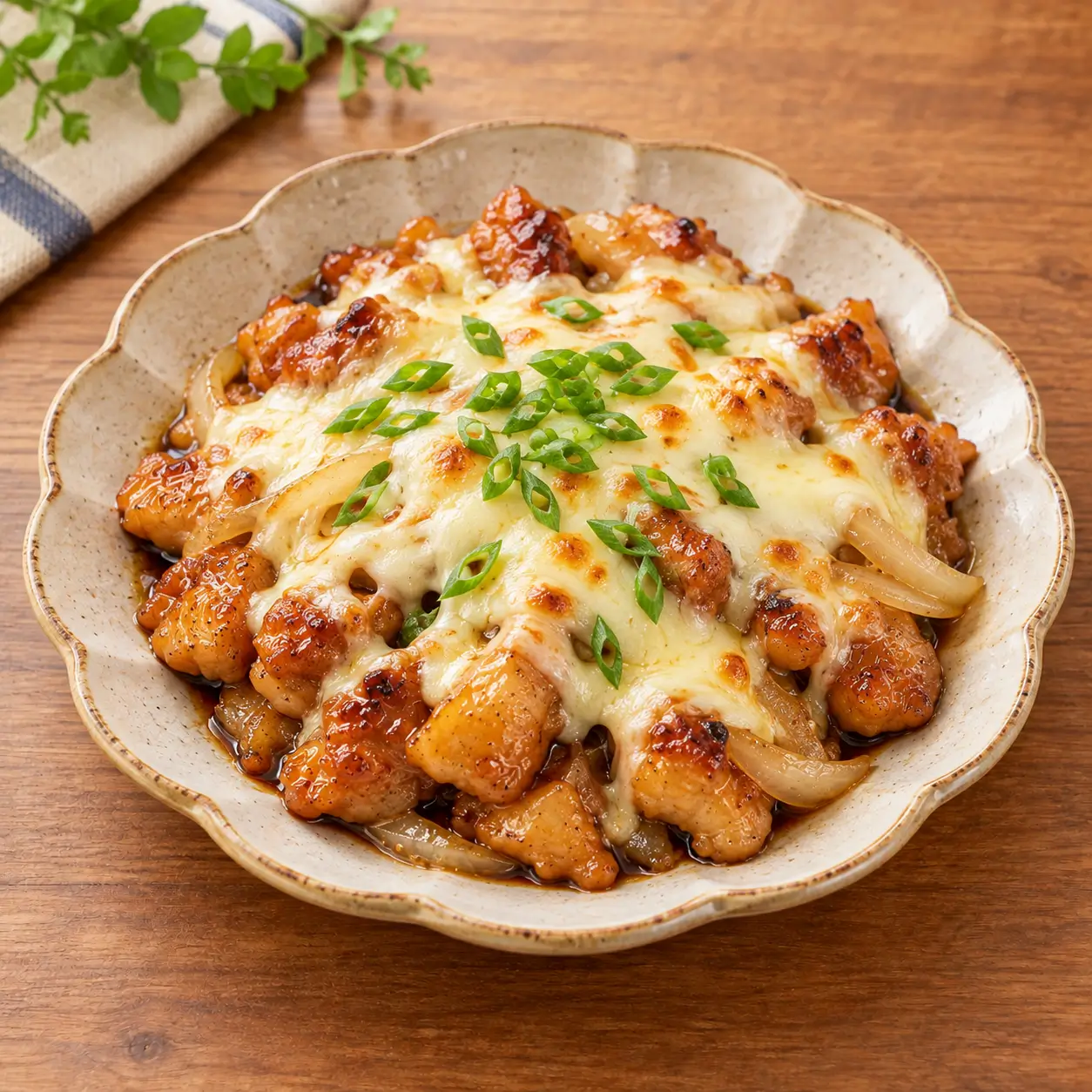 치즈듬뿍 간장양념닭갈비