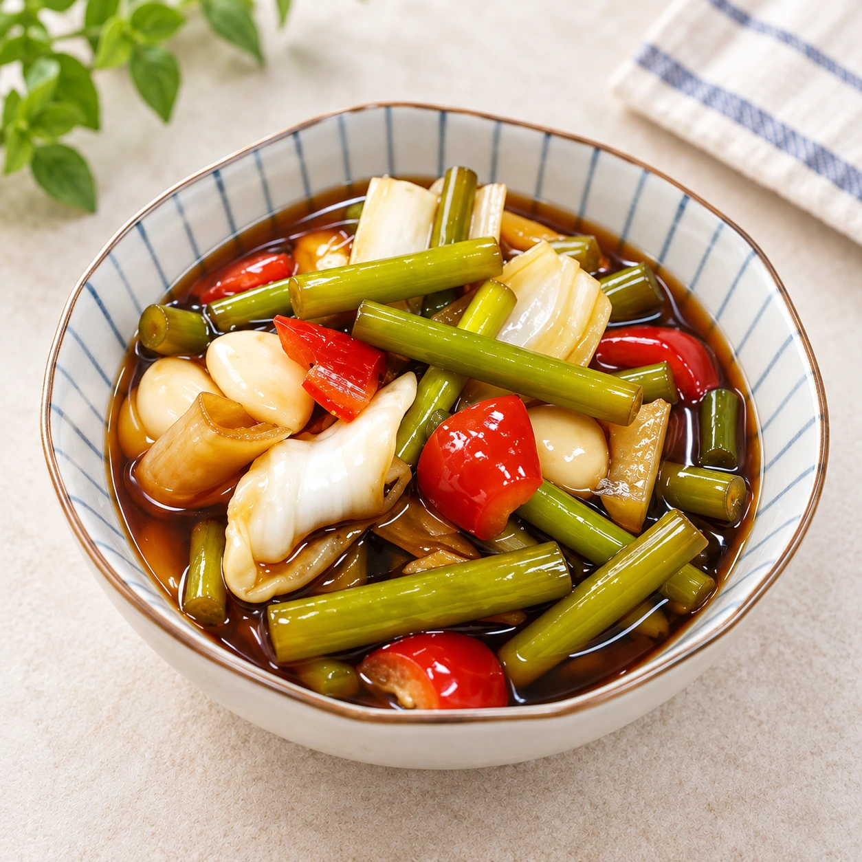 마늘쫑양배추장아찌