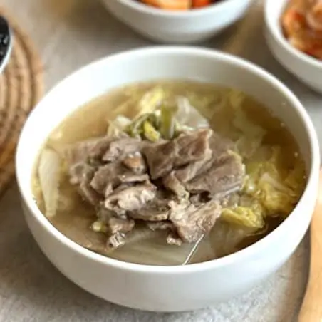 소고기배추국